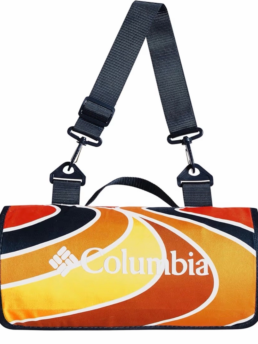 New Columbia Orange Outdoor tote blanket 72x72